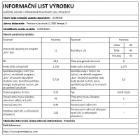 Myčka Gorenje GS541D10X informační list new